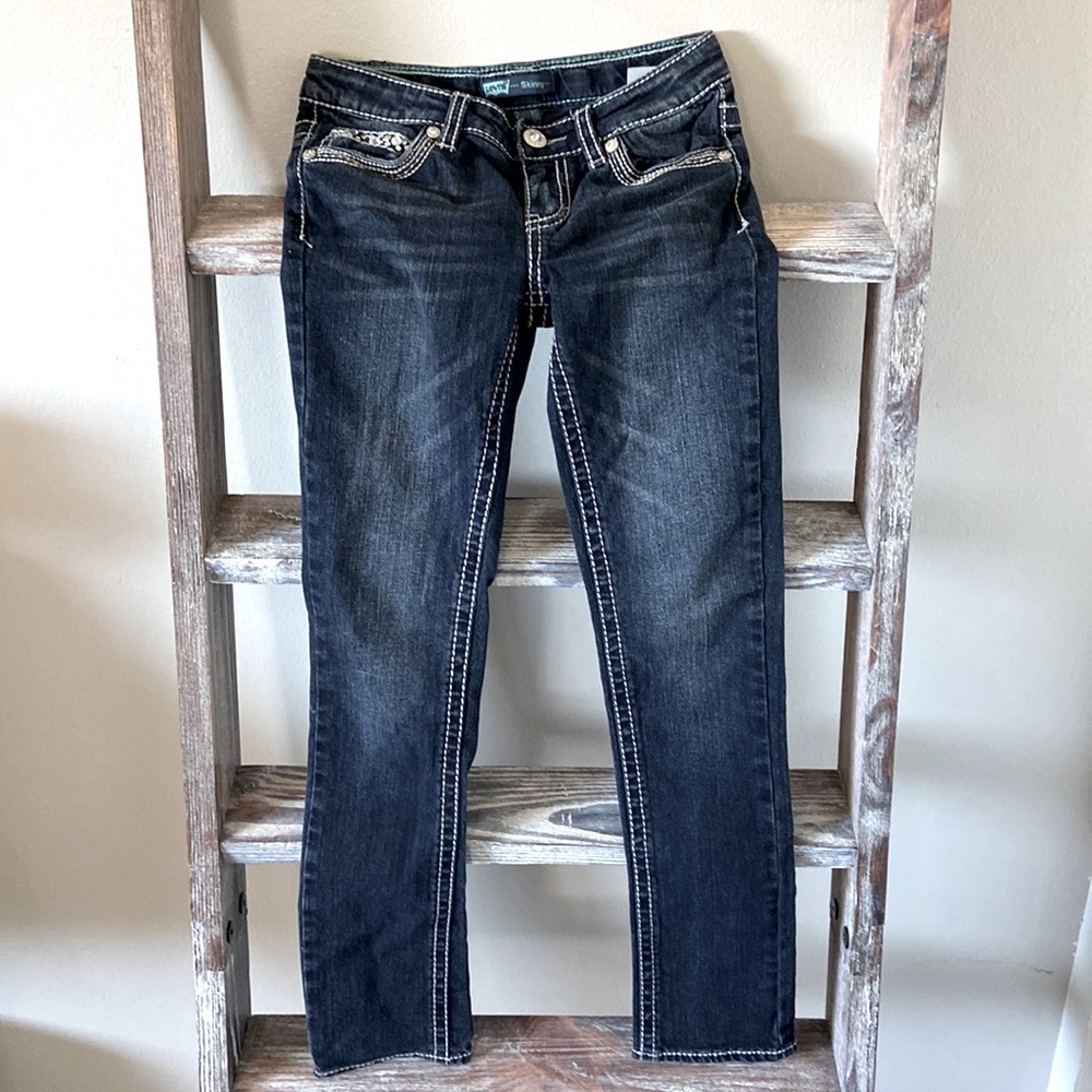 Girls Levi’s Skinny Jeans w/ Rhinestones